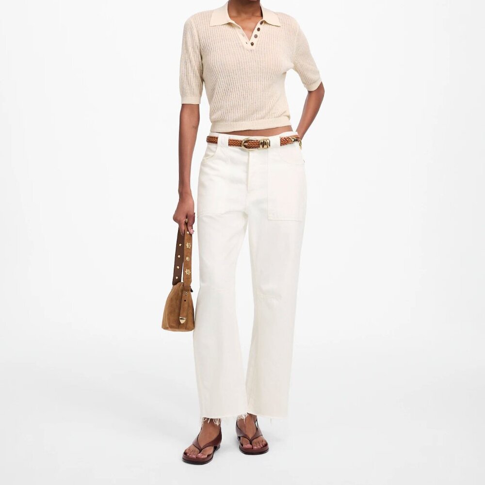 Madewell The Darted Barrel-Leg Jean